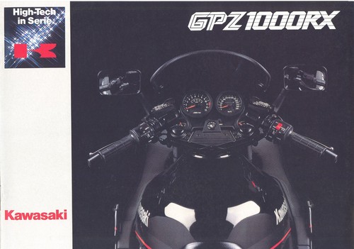Kawasaki prospekt gpz 1000 - prospekt,