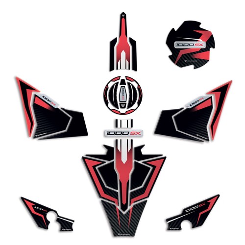 Kit full aufkleber motorrad - full, 3d